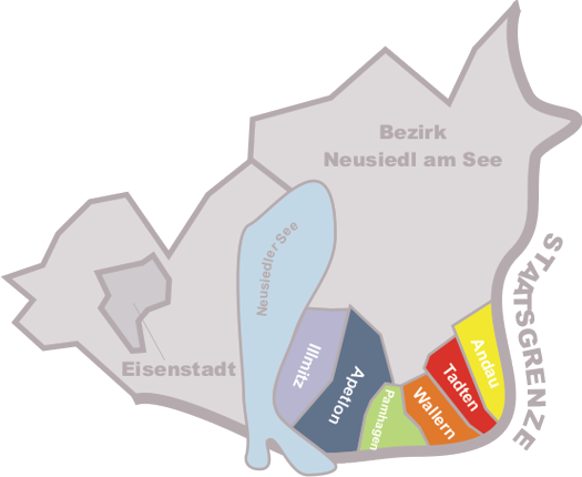 Skizze, Abschnitt III, Bezirk Neusiedl am See