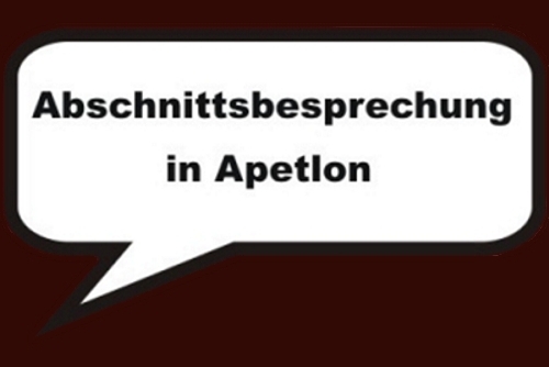 Abschnittsbesprechung